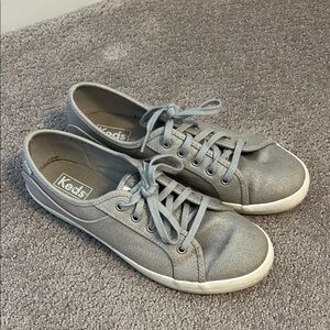 Keds Soft Metallic Grey Sneaker